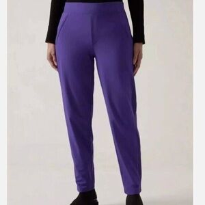 Athleta Women's Brooklyn Mid Rise Ankle Pant Purple Size 2